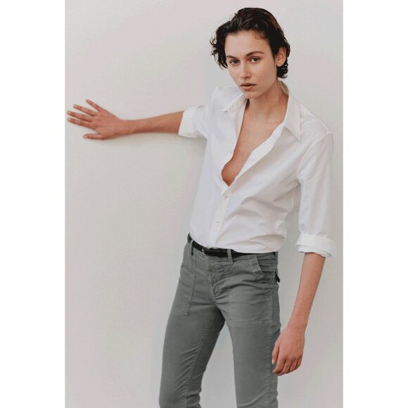 Nili Lotan "Jenna" Pants in Grey, size 6 ** AS IS ** - Picture 2 of 11